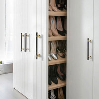 Luxury Design Kitchen Cabinet Handles Drawer Bar Handle Pull Gold T Bar thumbnail