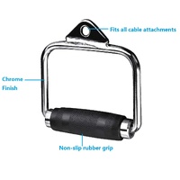 LAT D Bar D Pull Down Handle Row Handle Cable Machine Attachment thumbnail