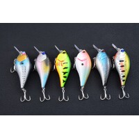 6x 8cm Popper Crank Bait Fishing Lure Lures Surface Tackle Saltwater thumbnail