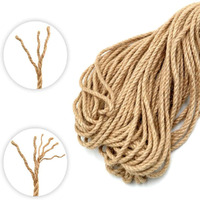 100m Sisal 5mm Rope Natural Twine Cord Thick Jute Hemp Manila  Crafting Home Decor thumbnail