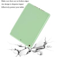 IPad 10.2 2019 7th Pencil Holder Slim Smart TPU Soft Case Green thumbnail