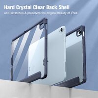 iPad 10th Case 10.9 Inch 2022 with Pencil Holder, Smart iPad Clear Case with Soft TPU Auto Wake Sleep Dark Blue thumbnail