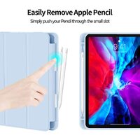 iPad Pro 11 Inch 2020 Soft Tpu Smart Premium Case Auto Sleep Wake Stand Cover Pencil holder ice blue thumbnail