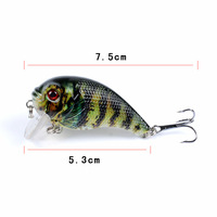 6x Popper Poppers 5cm Fishing Lure Lures Surface Tackle Fresh Saltwater thumbnail