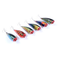 6X 6cm Popper Poppers Fishing Lure Lures Surface Tackle Fresh Saltwater thumbnail