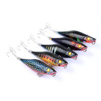 5X 7.5cm Popper Poppers Fishing Lure Lures Surface Tackle Fresh Saltwater thumbnail