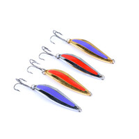 4x 10g Metal Spoon Fishing Hard Lure Spinner Spoon Baits thumbnail