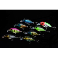 8x 7cm Popper Crank Bait Fishing Lure Lures Surface Tackle Saltwater thumbnail