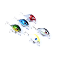 5x 5.5cm Popper Crank Bait Fishing Lure Lures Surface Tackle Saltwater thumbnail