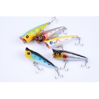 5X 5cm Popper Poppers Fishing Lure Lures Surface Tackle Fresh Saltwater thumbnail