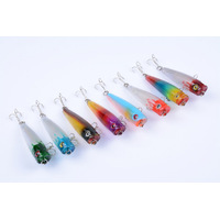 8X 6.5cm Popper Poppers Fishing Lure Lures Surface Tackle Fresh Saltwater thumbnail