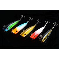 5X 6cm Popper Poppers Fishing Lure Lures Surface Tackle Fresh Saltwater thumbnail