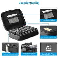 Weekly Pill Organizer 3 Times a Day Pill Box Daily Pill Case Vitamin, Medicine Case Black thumbnail