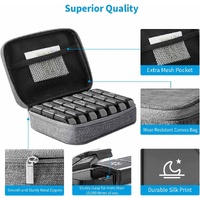Weekly Pill Organizer 3 Times a Day Pill Box Daily Pill Case Vitamin, Medicine Case Grey thumbnail