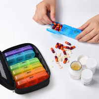 Weekly Pill Organizer 3 Times a Day Pill Box Daily Pill Case Vitamin, Medicine Case thumbnail