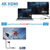 USB C to HDMI Adapter Type C AV Converter 4K HDMI USB 3.0 Port USB-C Female thumbnail
