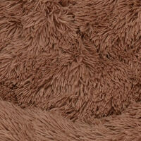 Pet Dog Bed Bedding Warm Plush Round Soft Dog Nest Light Coffee  XL 100cm thumbnail