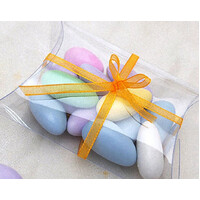 50 Pack of Pillow Rectangle Shaped Gift Box - Wedding or Product Bomboniere Jewelry Gift Party Favor Model Candy Chocolate Soap Box thumbnail