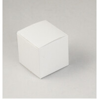 50 Pack of White 5cm Square Cube Card Gift Box - Folding Packaging Small rectangle/square Boxes for Wedding Jewelry Gift Party Favor Model Candy Choco thumbnail
