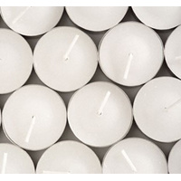 20 Pack Tea Light Candles - White Smokeless Tealights Unscented - 9 Hour Burn Time thumbnail