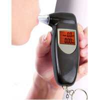 Digital Alcohol Tester LCD Police Breathalyser Grade Accuracy Portable Keychain - FREE POST thumbnail