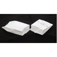 50 Pack Wedding Cake Bags Greaseproof Wax Paper Slice Take Home Favour Large Heart thumbnail