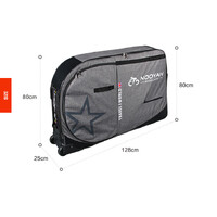 NOOYAH Bike Travel Bag Case Plane Boat Shipping Transport, Fits Cross Country All Mountain Bike, MTB, TT, Road Triathlon Bike 29er 700c thumbnail