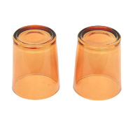 20 Pack Orange Glass Votive Tealight Candle Holders House Party Cenrepiece Xmas Wedding Decor Glass Candlestick Party Decorations Bridal Baby Shower E thumbnail