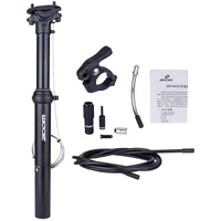 ZOOM SPD-801 Dropper Seatpost Adjustable Height via Thumb Remote Lever - External Cable 30.9 Diameter 100mm Travel thumbnail