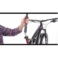 ZOOM MTB Adjustable seatpost Internal Cable 30.9 Diameter 125mm Travel Adjustable Height via Thumb Remote Lever - thumbnail