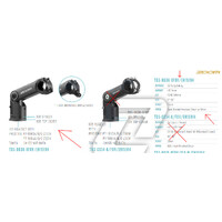 ZOOM TDS-D636 Height Adjustable Stem MTB Ebike Mountain Cable Intergration Hide 31.8mm thumbnail