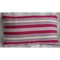 Pack of 4 Coste Fuchsia 35x70cm Multicoloured Striped Cushion Cover thumbnail