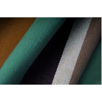 Corban Aqua Rectangle 35x70cm Striped Multicoloured Cushion Cover Nautical thumbnail