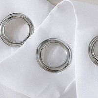 Pair of White Eyelet Sheer Curtains 140 x 225cm thumbnail