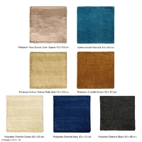 Polyester Cotton Texture Cushion Cover Pale Gold thumbnail