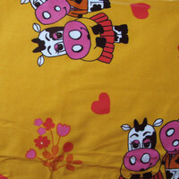 Lovely Cows Polyester Cotton Quilt Cover Set Single thumbnail