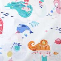 Mermaids & Mates Baby 100% Cotton Printed Sheet Set Cot Size thumbnail