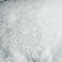 Damask White Elegant Polyester Jacquard Table Runner 38 x 90 cm thumbnail