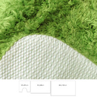 Florenz Set of 3 Contour Bath Mat Set Green thumbnail