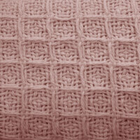Cotton Waffle Blanket Dusty Pink Single thumbnail