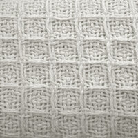 Cotton Waffle Blanket White Single thumbnail