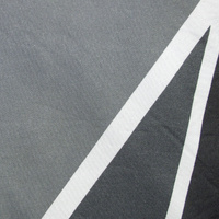 Artex Owen Charcoal Quilt Cover Set Geometric Pattern Reversible Printed Microfiber Polyester Single thumbnail