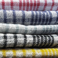 Hotel Living Checkered Set of 5 Cotton Tea Towels thumbnail