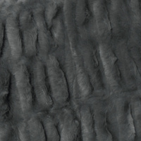 Harper Soft Ruched Pattern Faux Fur Throw Rug 127 x 152 cm Charcoal thumbnail