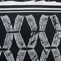 Homeport Kenya Black Printed Geometric Quilt Cover Set Double thumbnail