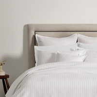 Bianca Evora White Cotton Jacquard Coverlet Set Queen/King thumbnail
