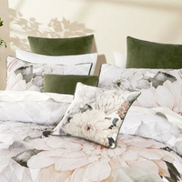 Bianca Giselle White Polyester Printed Floral Coverlet Set Super King thumbnail