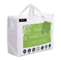 Bianca 250GSM Natural Sleep Bamboo Summer Quilt Single thumbnail