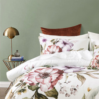 Bianca Minette White Cotton Sateen Quilt Cover Set Queen thumbnail