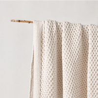 Bianca Sofala Cream Polyester Chenille Throw Rug 130 x 170 cm thumbnail